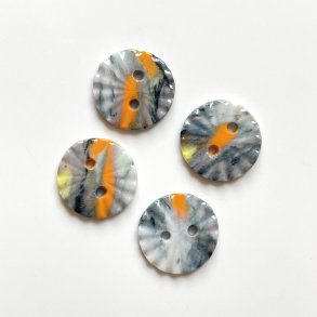 FLERFARVEDE KNAPPER, 4 stk. (17 mm)