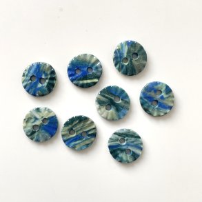 FLERFARVEDE KNAPPER, 8 stk. (12 mm)