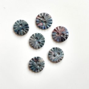 FLERFARVEDE KNAPPER, 6 stk. (12 mm)