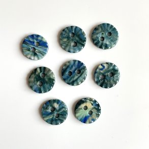 FLERFARVEDE KNAPPER, 8 stk. (12 mm)