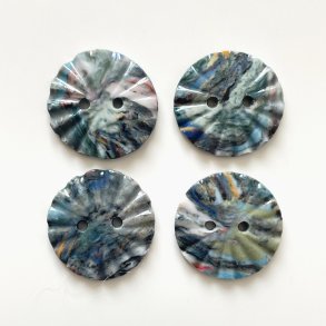 FLERFARVEDE KNAPPER, 4 stk. (23 mm)