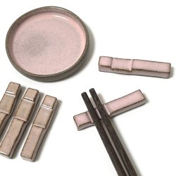 HOLDER TIL SPISEPINDE - ROSA