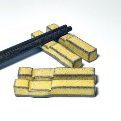 HOLDER TIL SPISEPINDE - GUL