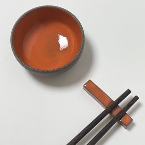 HOLDER TIL SPISEPINDE - ORANGE