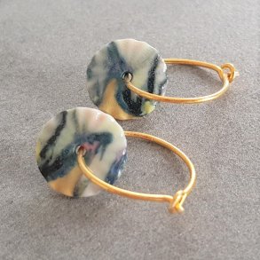 Unikaperler til �reringe, nerikomi (12 mm)