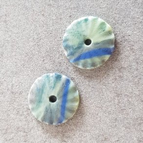 Unikaperler til �reringe, nerikomi (12 mm)