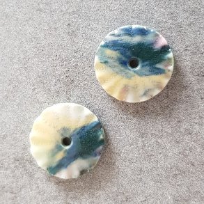 Unikaperler til �reringe, nerikomi (12 mm)