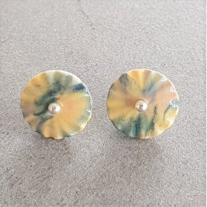 Unikaperler til �reringe, nerikomi (12 mm)