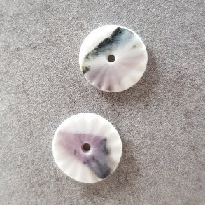 Unikaperler til �reringe, nerikomi (12 mm)