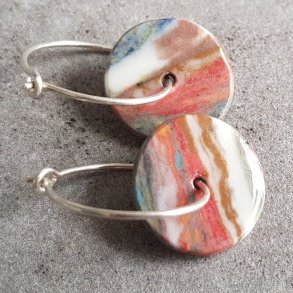 Unikaperler til �reringe, nerikomi (17 mm)