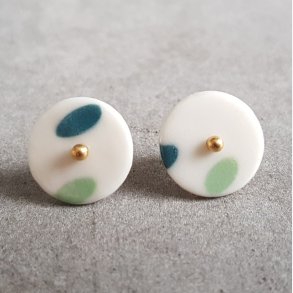 Unikaperler til �reringe, nerikomi (15 mm)