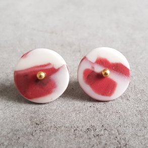 Unikaperler til �reringe, nerikomi (15 mm)