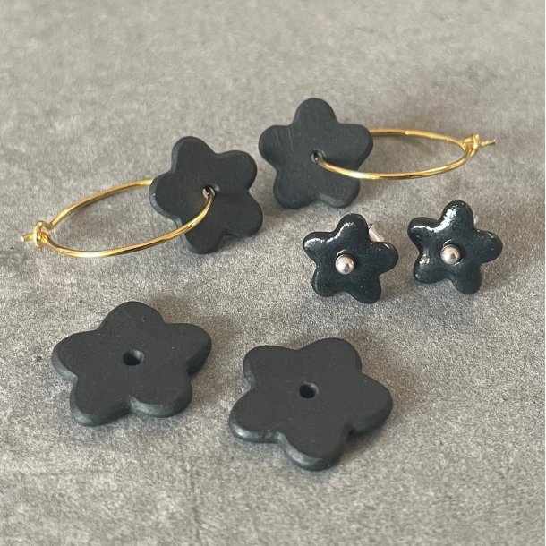 Perler til reringe, sort (pris pr. st)