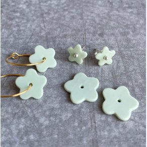 Perler til reringe, sart grn (pris pr. st)