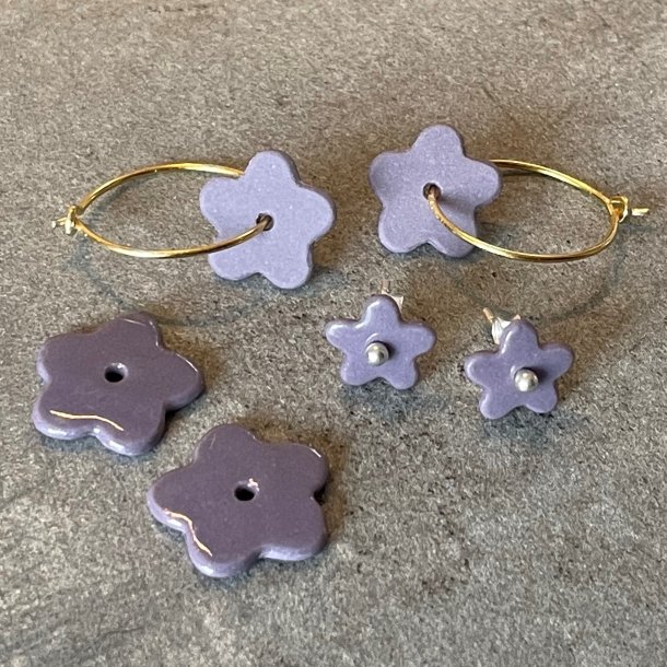 Perler til reringe, violet (pris pr. st)