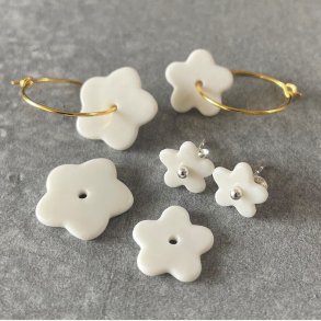 Perler til reringe, hvid (pris pr. st)